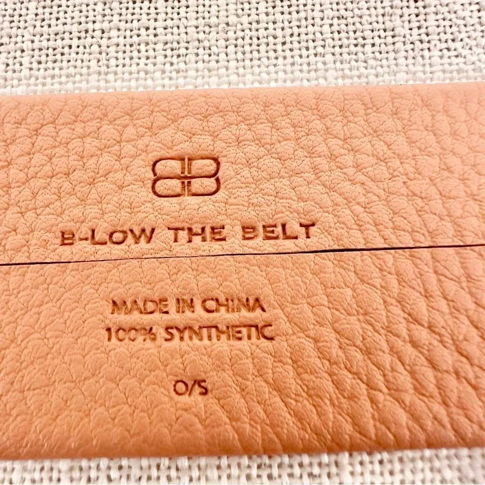 B-Low the Belt Tan Wraparound Belt New